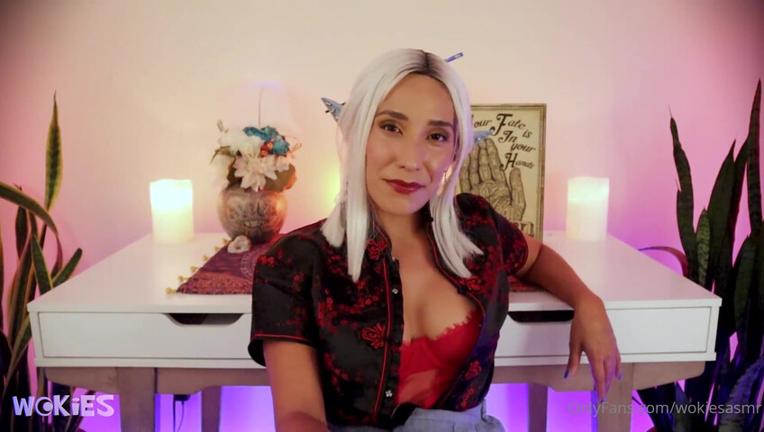 Wokies ASMR - Palm Reader Jerks You Off JOI