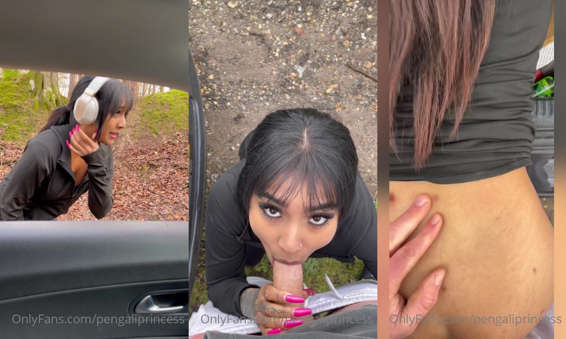 Yasmina Khan - Fucked by a Stranger in a Park