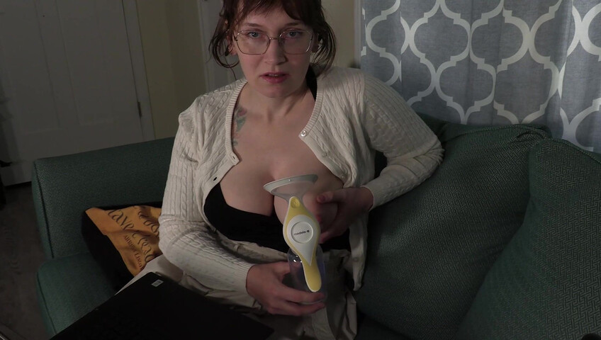 Bettie Bondage - Lactating Coworker Milks Your Cock