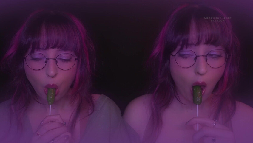 SkepticalPickle ASMR - 31 May 2026 - Twins Sucking Pickle Lolipop, Mic in Bra Experiment, & Sucking Audio (Platinum)