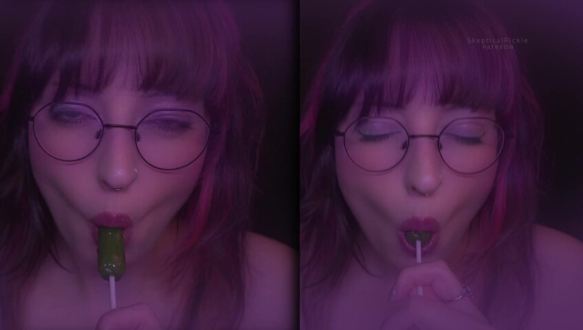 SkepticalPickle ASMR - 31 May 2026 - Twins Sucking Pickle Lolipop, Mic in Bra Experiment, & Sucking Audio (Platinum)