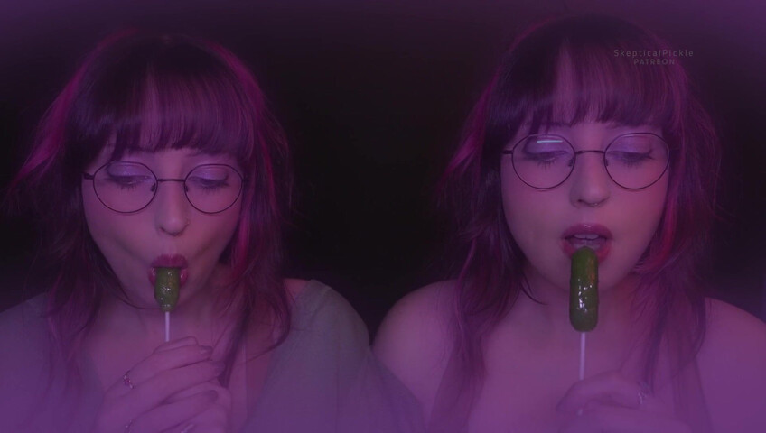 SkepticalPickle ASMR - 31 May 2026 - Twins Sucking Pickle Lolipop, Mic in Bra Experiment, & Sucking Audio (Platinum)