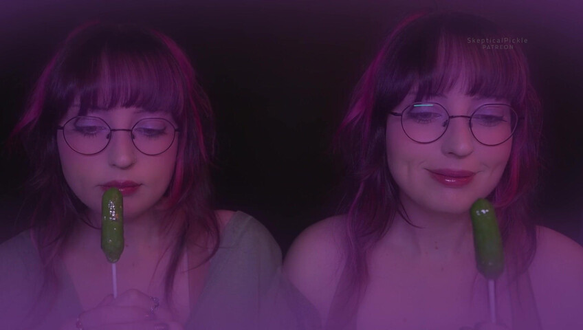 SkepticalPickle ASMR - 31 May 2026 - Twins Sucking Pickle Lolipop, Mic in Bra Experiment, & Sucking Audio (Platinum)