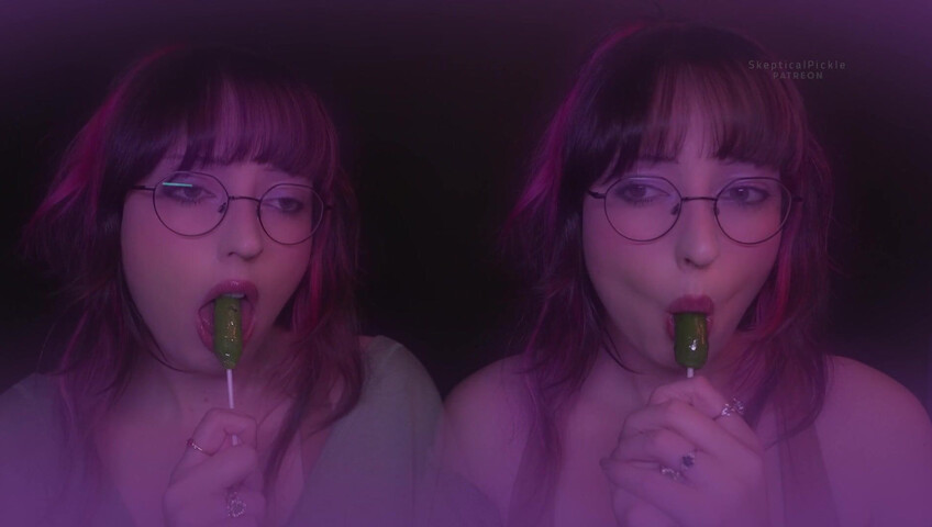 SkepticalPickle ASMR - 31 May 2026 - Twins Sucking Pickle Lolipop, Mic in Bra Experiment, & Sucking Audio (Platinum)