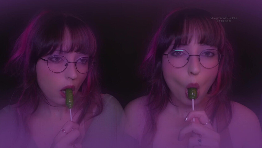 SkepticalPickle ASMR - 31 May 2026 - Twins Sucking Pickle Lolipop, Mic in Bra Experiment, & Sucking Audio (Platinum)