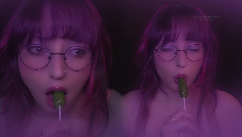 SkepticalPickle ASMR - 31 May 2026 - Twins Sucking Pickle Lolipop, Mic in Bra Experiment, & Sucking Audio (Platinum)