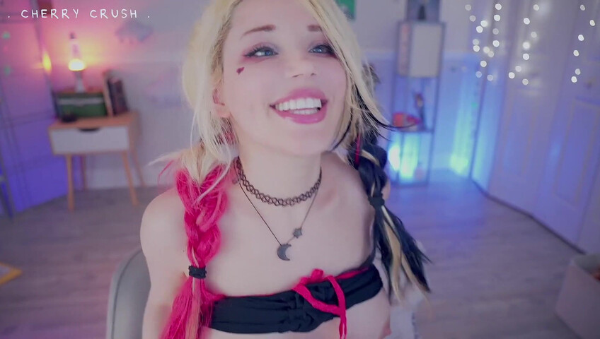 MyCherryCrush - NEW ASMR Harley Quinn | Wet Pussy Sounds | Glass Toys & Buttplugs | Dirty Talking & moaning | Spit play & Tingly Wet Tongue Sounds