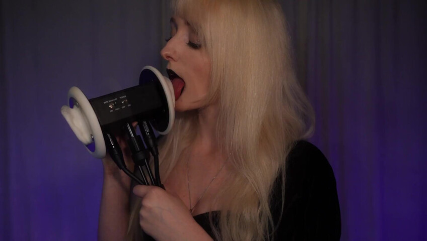 Lauralemurex ASMR - gothic oorlikken & oorknabbelen