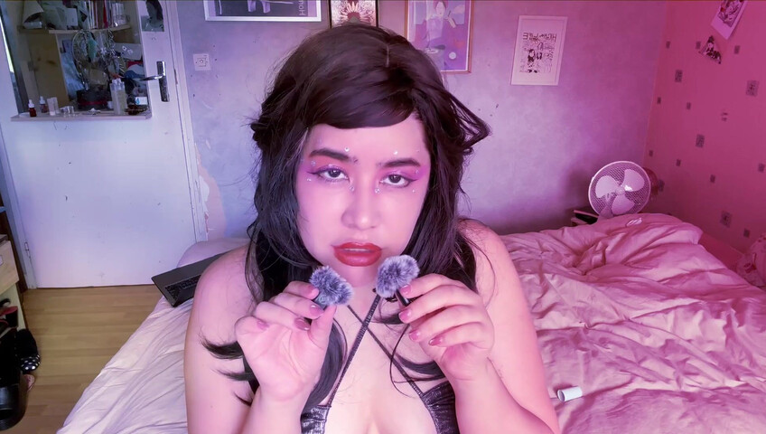 Elise Tran ASMR tits - Maddie Perez does your makeup (too hot for YT!)