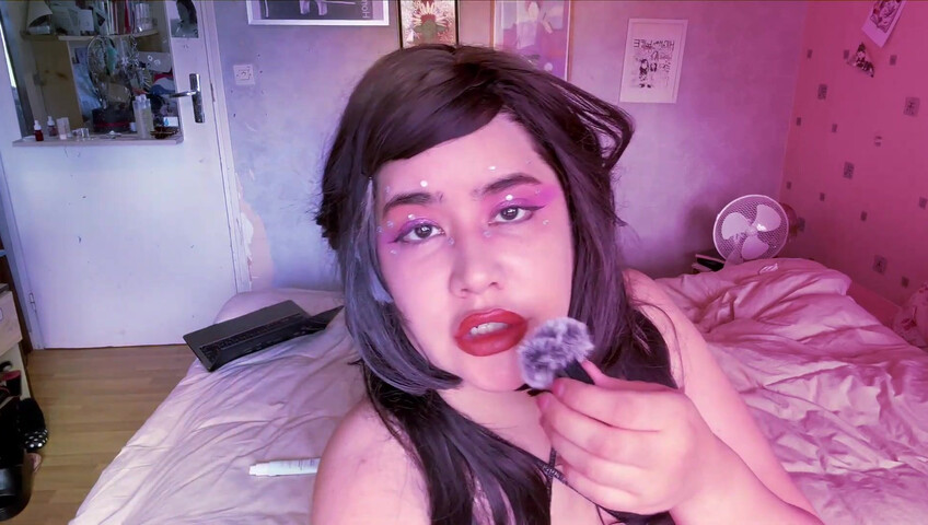 Elise Tran ASMR tits - Maddie Perez does your makeup (too hot for YT!)