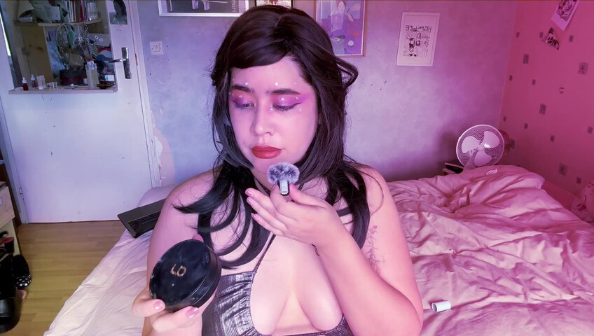 Elise Tran ASMR tits - Maddie Perez does your makeup (too hot for YT!)
