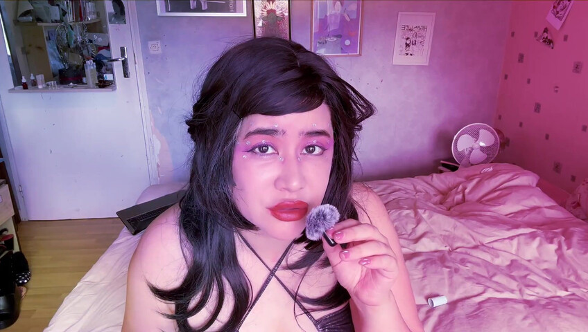Elise Tran ASMR tits - Maddie Perez does your makeup (too hot for YT!)