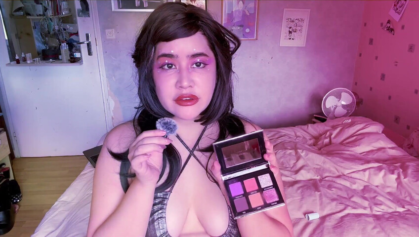 Elise Tran ASMR tits - Maddie Perez does your makeup (too hot for YT!)