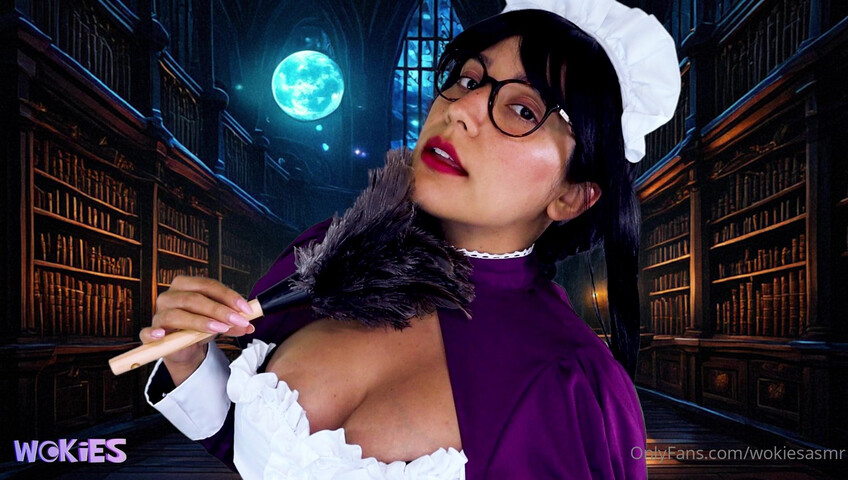 Wokies ASMR - Erotic Audio ~ Part 2 Maid Cleans the Headmaster's Study and the Meeting at the Royal Library ~