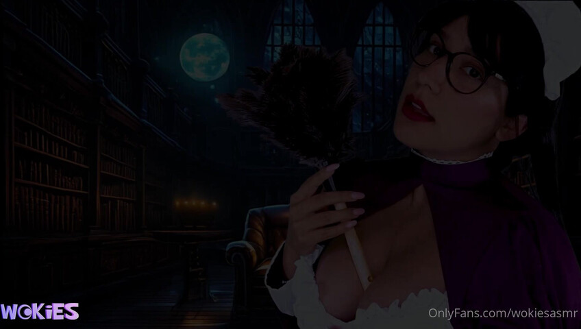 Wokies ASMR - Erotic Audio ~ Part 2 Maid Cleans the Headmaster's Study and the Meeting at the Royal Library ~