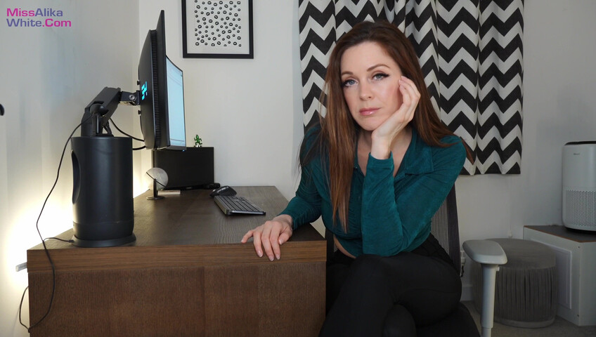 Miss Alika White - Virgin Cucked & Humiliated by Office Crush