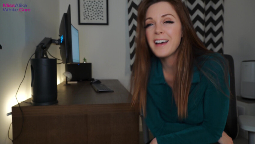 Miss Alika White - Virgin Cucked & Humiliated by Office Crush