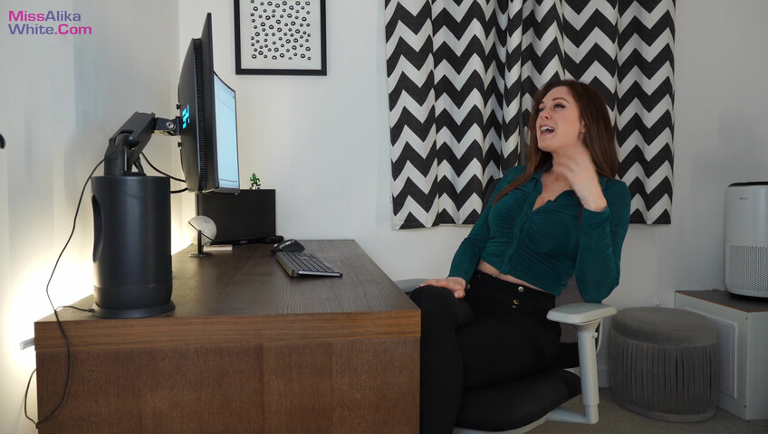 Miss Alika White - Virgin Cucked & Humiliated by Office Crush