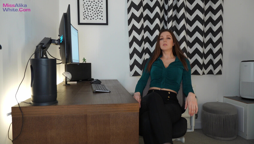 Miss Alika White - Virgin Cucked & Humiliated by Office Crush