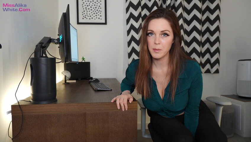 Miss Alika White - Virgin Cucked & Humiliated by Office Crush