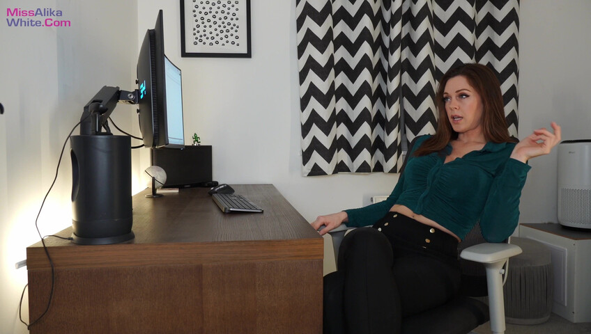 Miss Alika White - Virgin Cucked & Humiliated by Office Crush