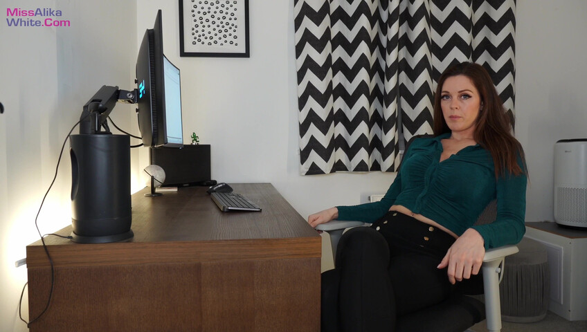 Miss Alika White - Virgin Cucked & Humiliated by Office Crush