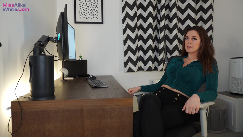 Miss Alika White - Virgin Cucked & Humiliated by Office Crush