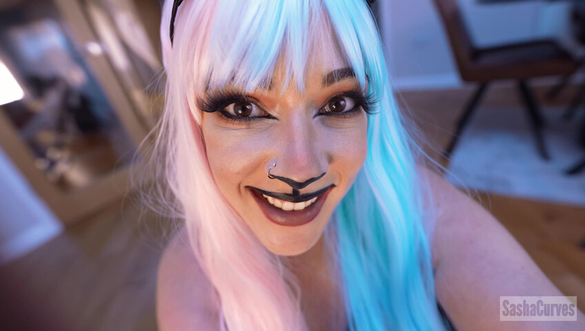 Sasha Curves - Giantess Neko Girl Hunts Her Prey