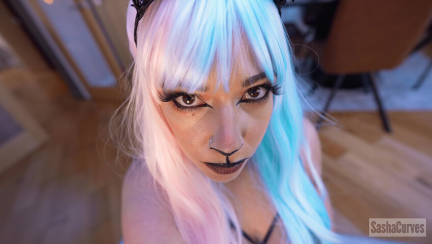 Sasha Curves - Giantess Neko Girl Hunts Her Prey