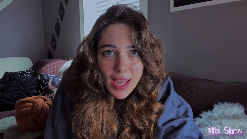 Ellie Skyes - Your Step-Sister The Cum Addict