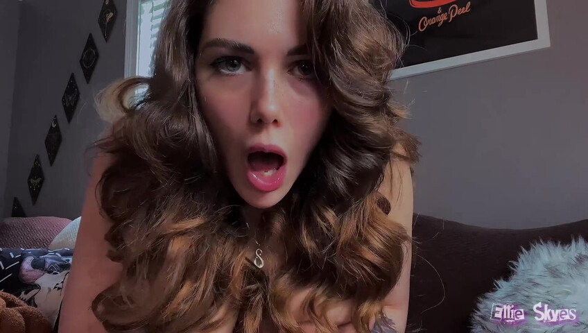 Ellie Skyes - Your Step-Sister The Cum Addict