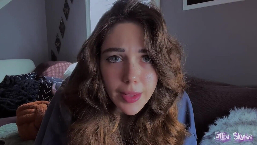 Ellie Skyes - Your Step-Sister The Cum Addict