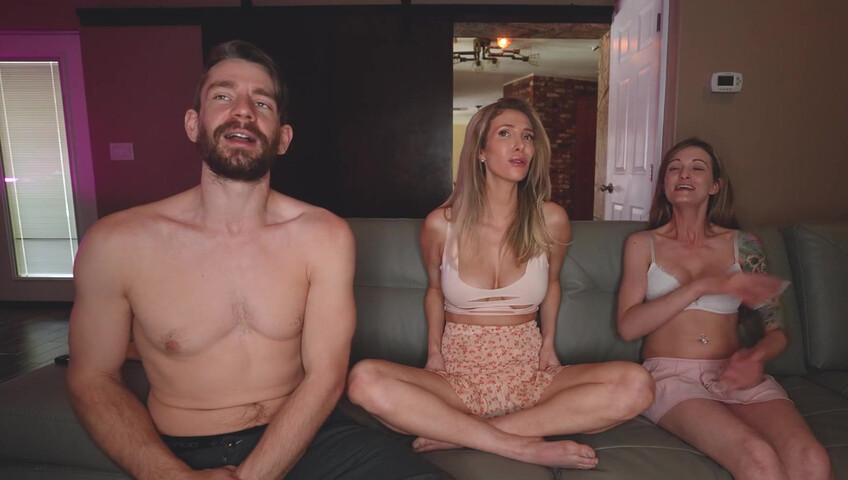 JackandJill - Husband Watches Hotwifes 1st Live 3some