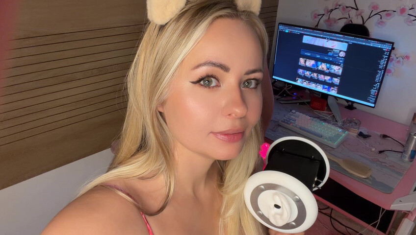 Simka ASMR: lametones con vestido rosa