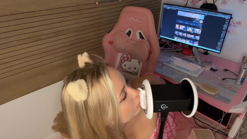 Simka ASMR: lametones con vestido rosa