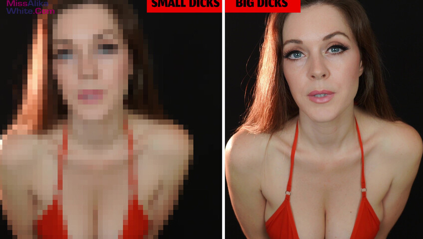 MissAlika White - Small or BIG Dicks Get Pixels