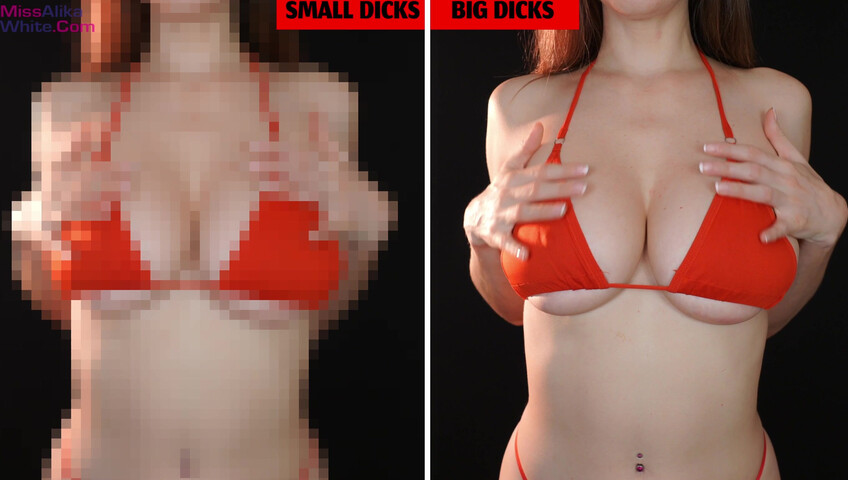 MissAlika White - Small or BIG Dicks Get Pixels