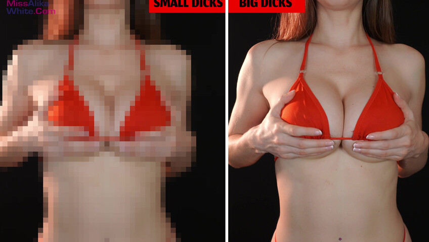 MissAlika White - Small or BIG Dicks Get Pixels