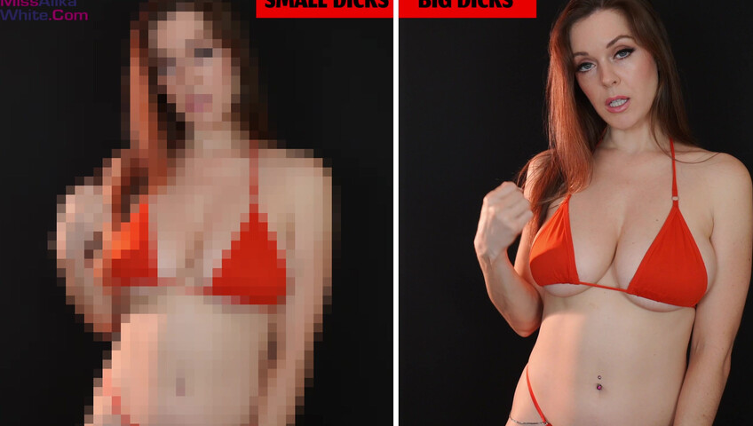 MissAlika White - Small or BIG Dicks Get Pixels