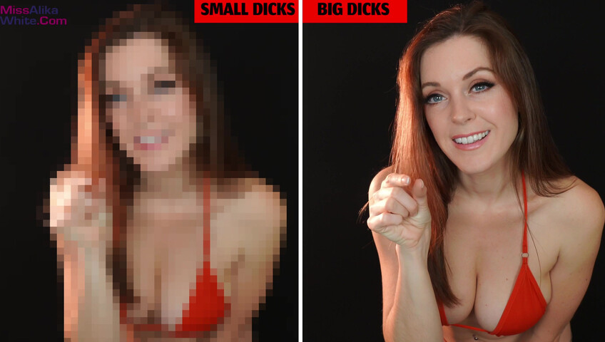 MissAlika White - Small or BIG Dicks Get Pixels