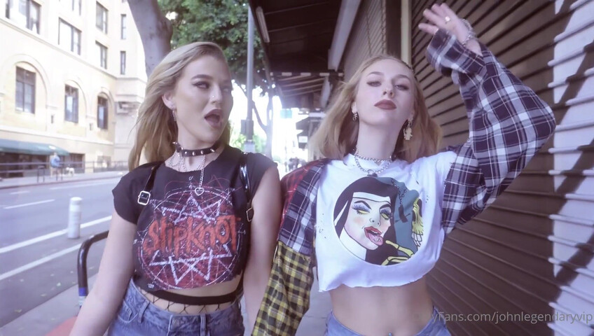 Angel Youngs & Blake Blossom's FFM Threesome - Blowjob - Sex - Threesome - BBC - Lesbian - American - American Blowjob - American Threesome - Goth - BBC Threesome