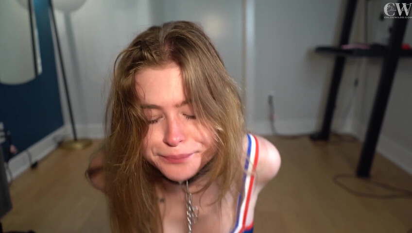 Cheerleader Chloe Wildd Gets Pounded In Handcuffs - BDSM - Blowjob - Sex - Deep Throat - Fetish - POV BDSM - Cheerleader - Big Tits - Big Ass - Handcuffs