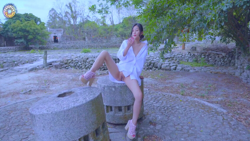 FullFive Squirts While Masturbating In Public - Outdoor - Masturbation - Squirting - Public - Shaved Pussy - Heels - Small Tits - Dildo - Vibrator - Pussy Rubbing
