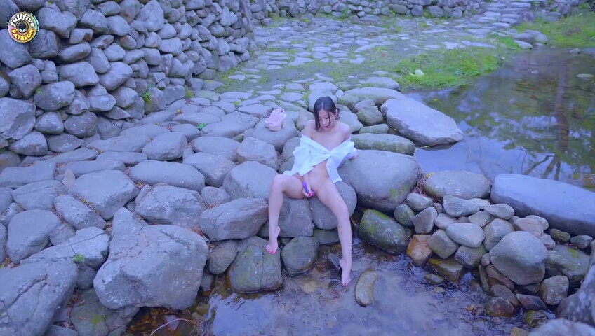 FullFive Squirts While Masturbating In Public - Outdoor - Masturbation - Squirting - Public - Shaved Pussy - Heels - Small Tits - Dildo - Vibrator - Pussy Rubbing