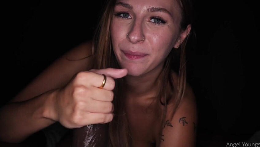 Angel Youngs Blows A BBC - BBC - Blowjob - BBC Handjob - BBC Blowjob - Tattoos - Nose Piercing - Big Boobs - Big Tits - Big Cock Blowjob - Big Cock