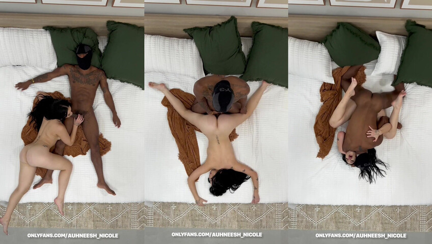Auhneesh Nicole Gets Fucked By A BBC - BBC - Sex - Blowjob - OnlyFans Model - OnlyFans - Pussy - Tattoos - Brunette - POV Blowjob - Reverse Cowgirl