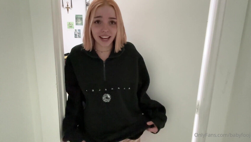 BabyFooji Fucks A Dildo On The Couch - Masturbation - OnlyFans - Fingering - Toys - Solo - Tattoos - Nose Piercing - Boobs - Pussy Rubbing - Dildo Riding