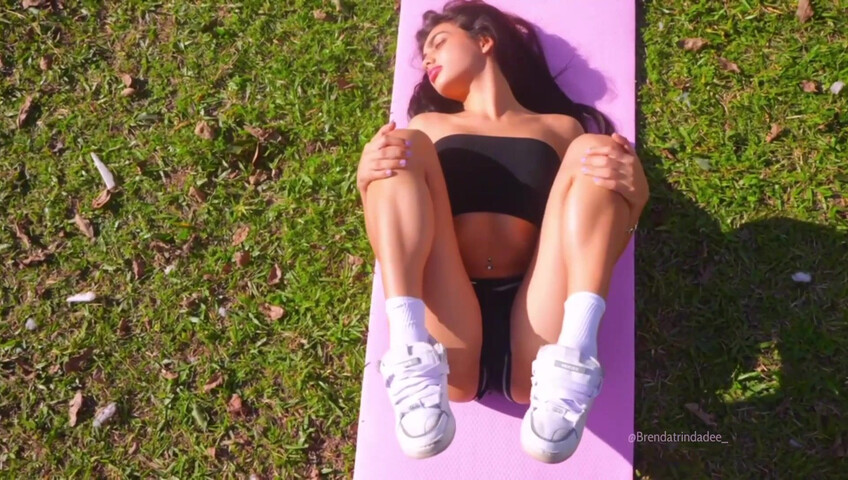 Brenda Trindade Pleasures A Cock Outdoors - Sex - Blowjob - Outdoor - Nudist - Brazilian - Risky Hookup