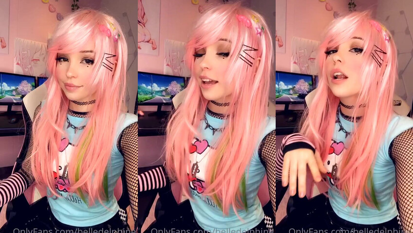 Belle Delphine Listening To 50 Cent Music - Seduction - British - Music