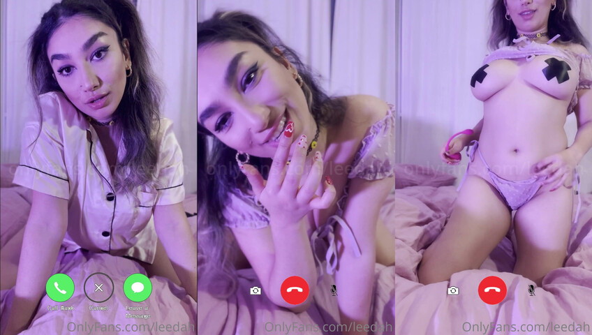 Leedah ASMR - Sexy facetime with your slutty girlfriend